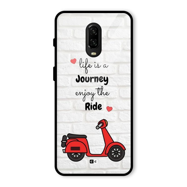 Life Is A Journey Glass Back Case for OnePlus 6T