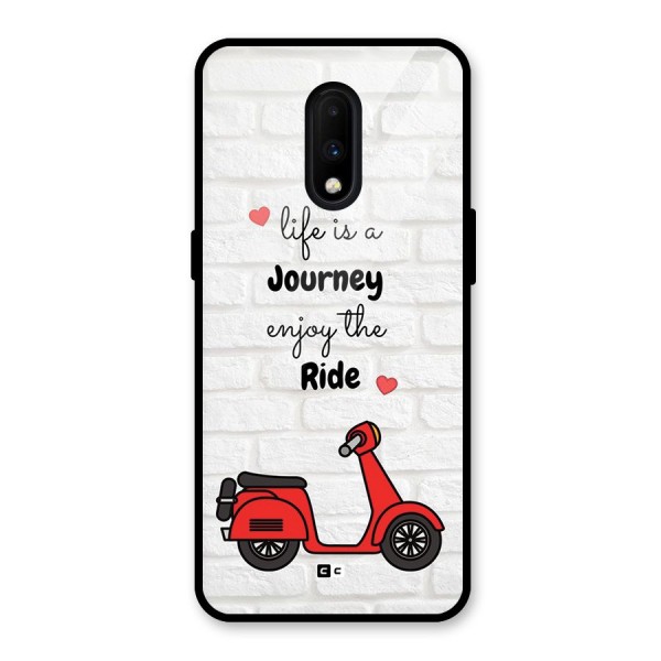 Life Is A Journey Glass Back Case for OnePlus 7