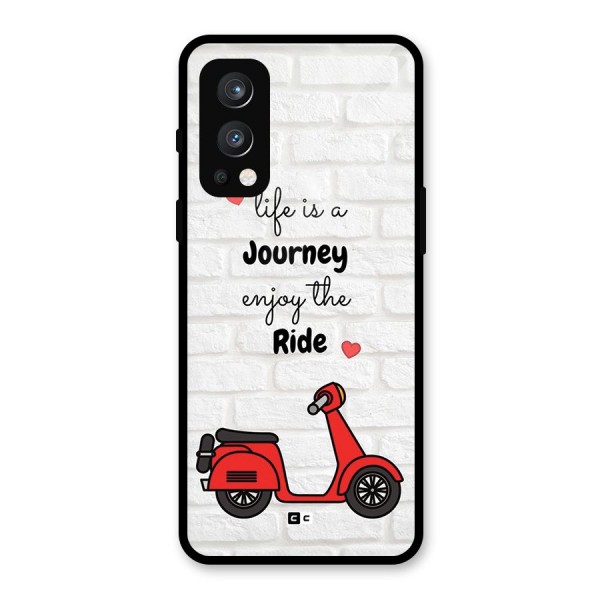 Life Is A Journey Glass Back Case for OnePlus Nord 2 5G