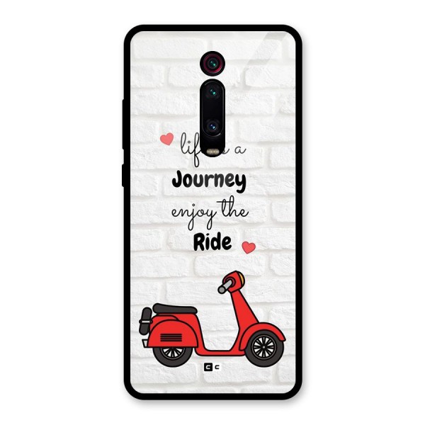 Life Is A Journey Glass Back Case for Redmi K20 Pro