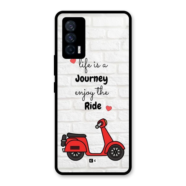 Life Is A Journey Glass Back Case for Vivo iQOO 7 5G