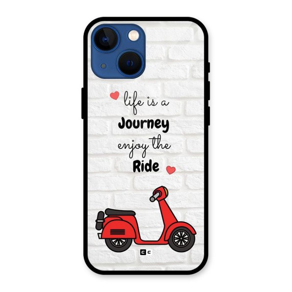 Life Is A Journey Glass Back Case for iPhone 13 Mini