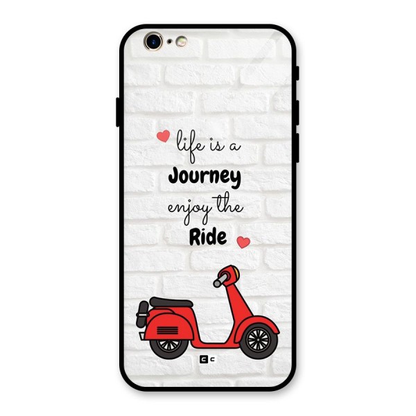 Life Is A Journey Glass Back Case for iPhone 6 6S