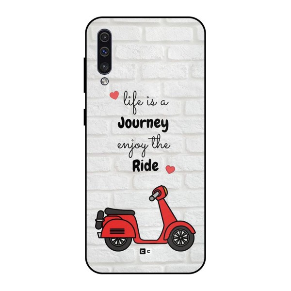 Life Is A Journey Metal Back Case for Galaxy A30s