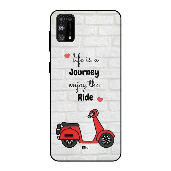 Life Is A Journey Metal Back Case for Galaxy F41