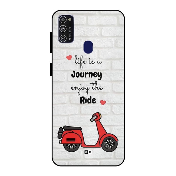 Life Is A Journey Metal Back Case for Galaxy M30s