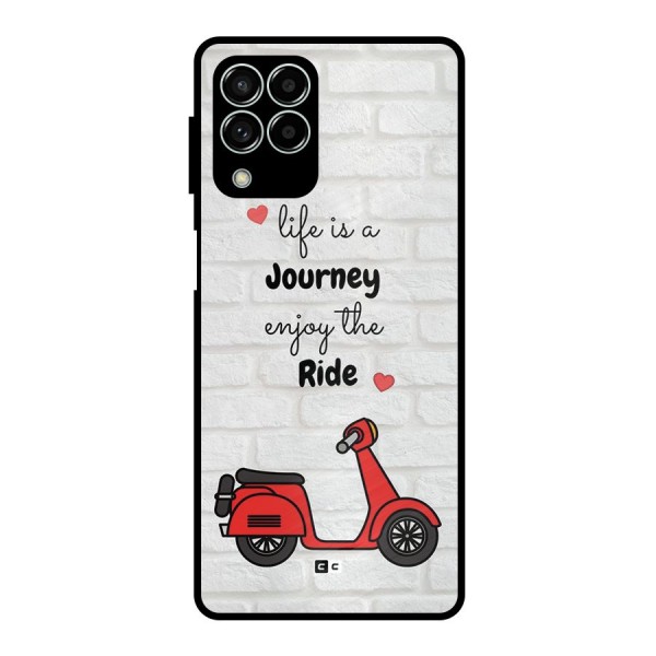 Life Is A Journey Metal Back Case for Galaxy M33
