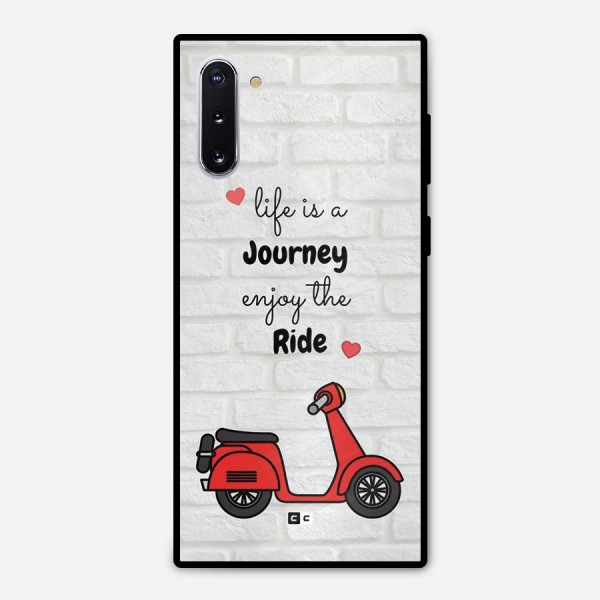 Life Is A Journey Metal Back Case for Galaxy Note 10