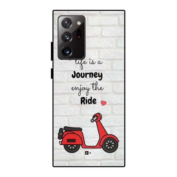 Life Is A Journey Metal Back Case for Galaxy Note 20 Ultra