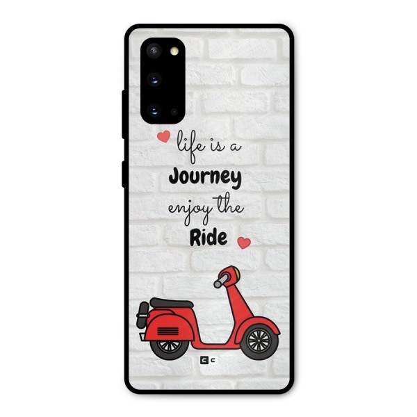 Life Is A Journey Metal Back Case for Galaxy S20