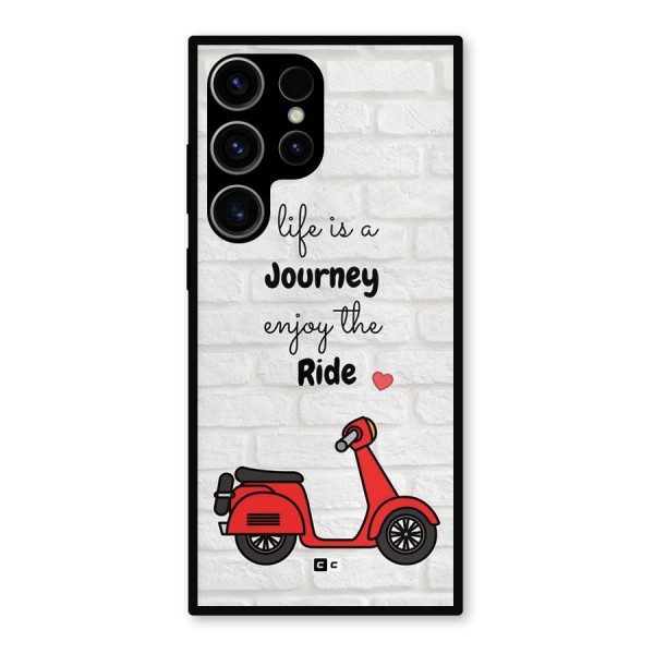 Life Is A Journey Metal Back Case for Galaxy S23 Ultra