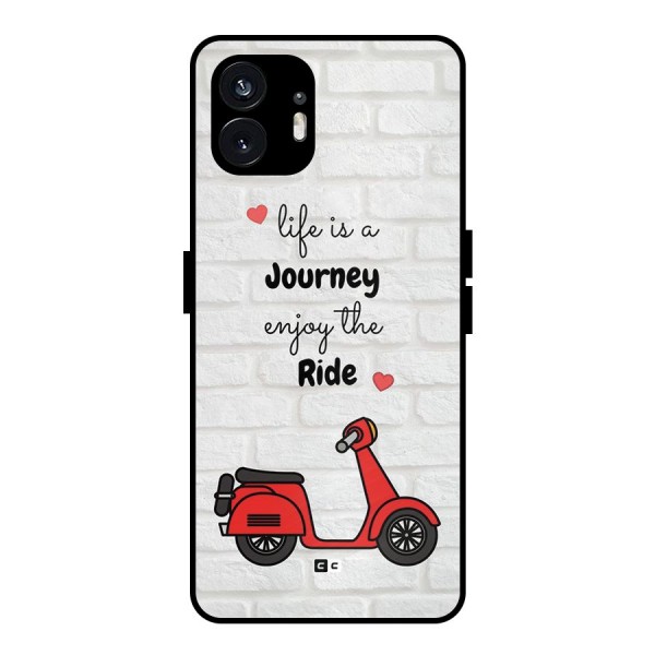 Life Is A Journey Metal Back Case for Nothing Phone 2