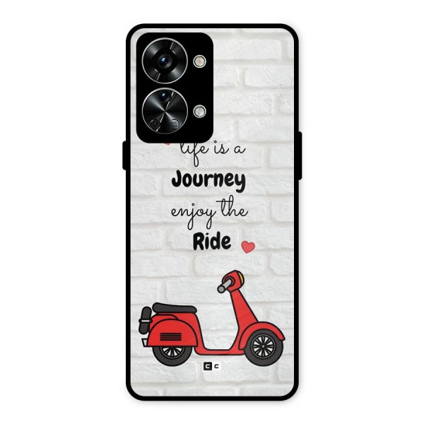 Life Is A Journey Metal Back Case for OnePlus Nord 2T