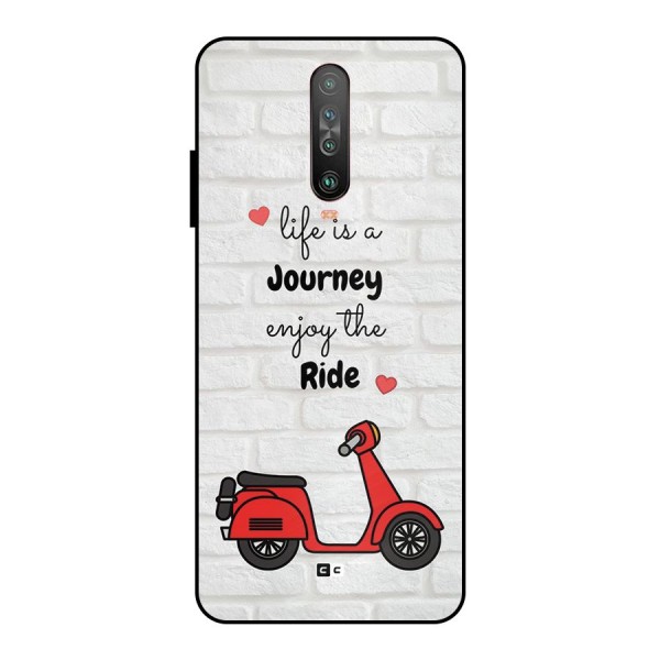 Life Is A Journey Metal Back Case for Poco X2