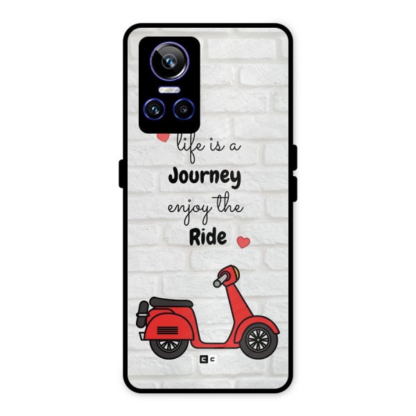 Life Is A Journey Metal Back Case for Realme GT Neo 3