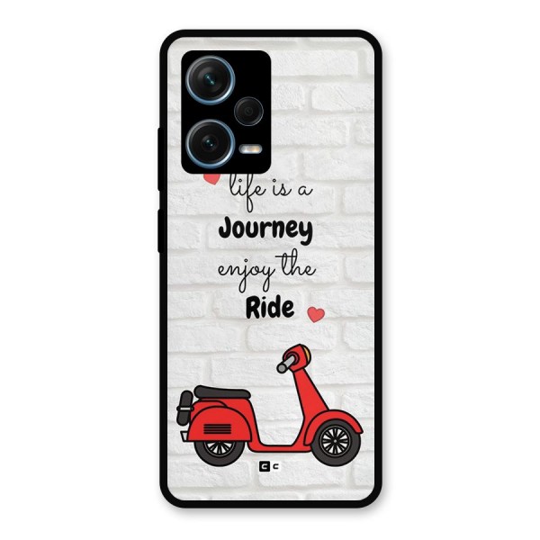 Life Is A Journey Metal Back Case for Redmi Note 12 Pro Plus 5G