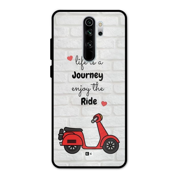 Life Is A Journey Metal Back Case for Redmi Note 8 Pro