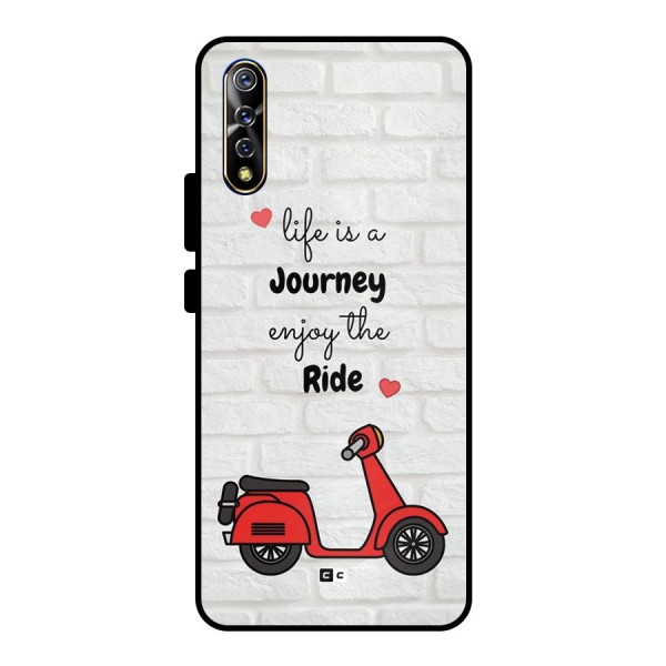 Life Is A Journey Metal Back Case for Vivo S1