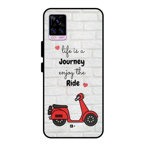 Life Is A Journey Metal Back Case for Vivo V20 Pro