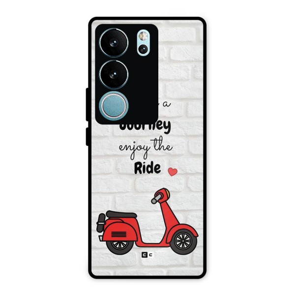 Life Is A Journey Metal Back Case for Vivo V29