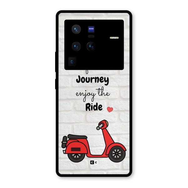 Life Is A Journey Metal Back Case for Vivo X80 Pro