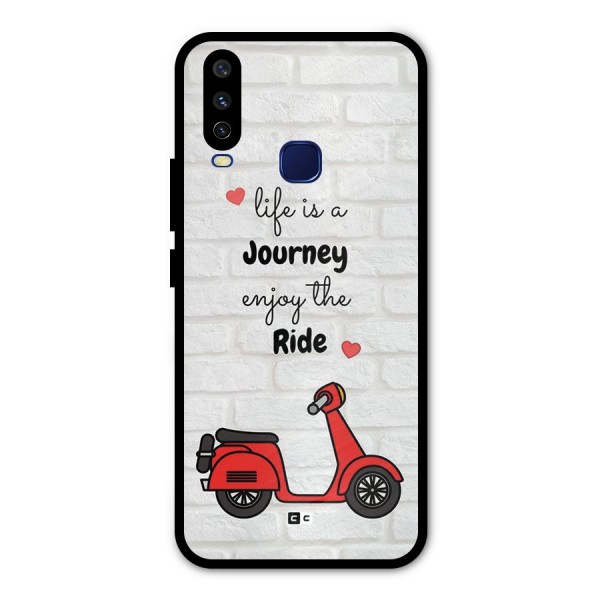 Life Is A Journey Metal Back Case for Vivo Y15