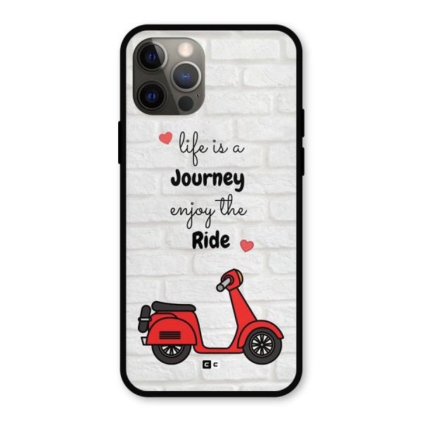 Life Is A Journey Metal Back Case for iPhone 12 Pro
