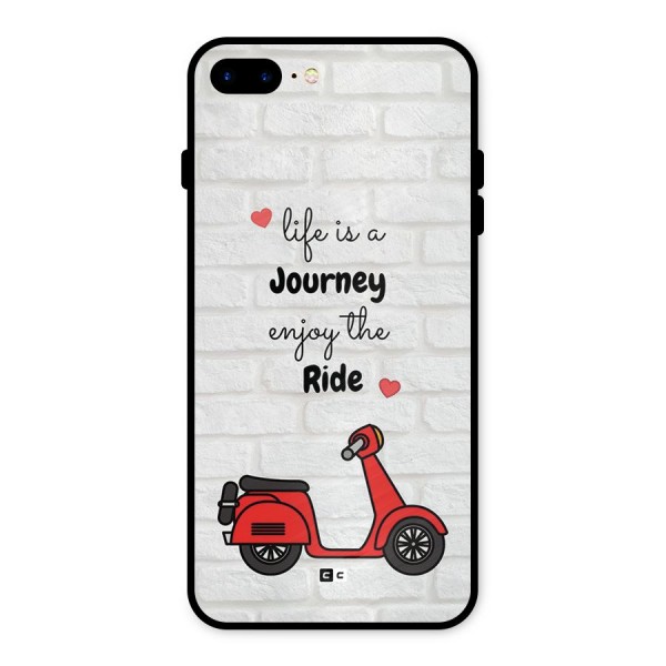 Life Is A Journey Metal Back Case for iPhone 8 Plus