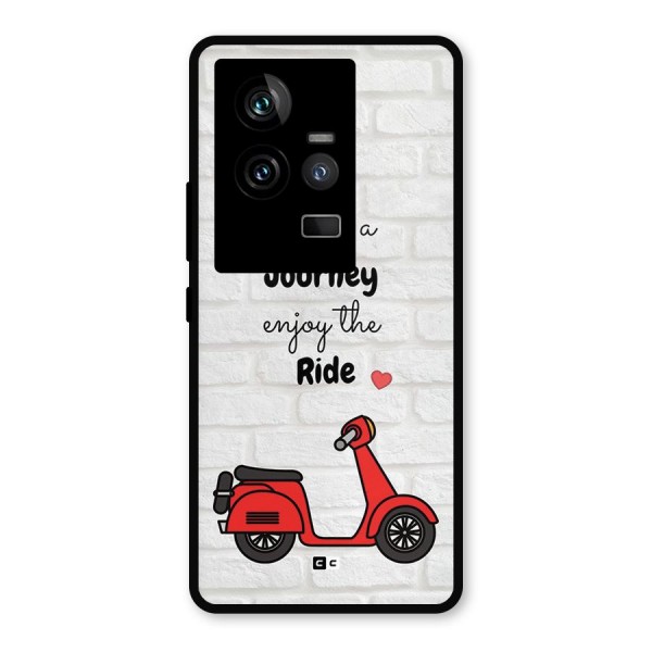 Life Is A Journey Metal Back Case for iQOO 11 5G