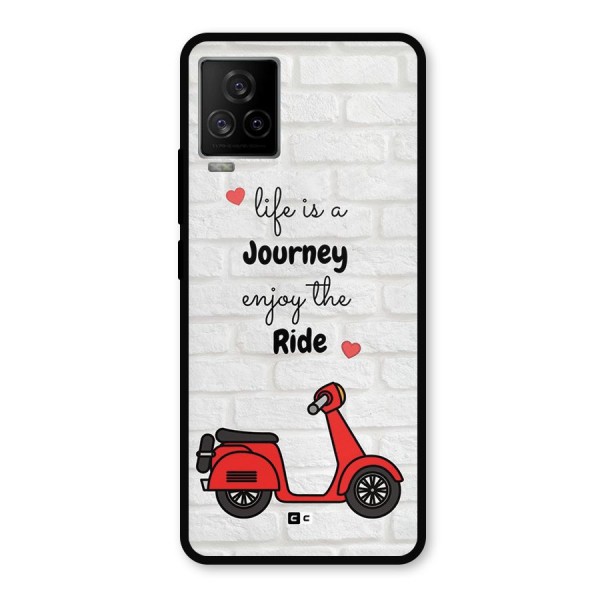 Life Is A Journey Metal Back Case for iQOO 7 Legend 5G