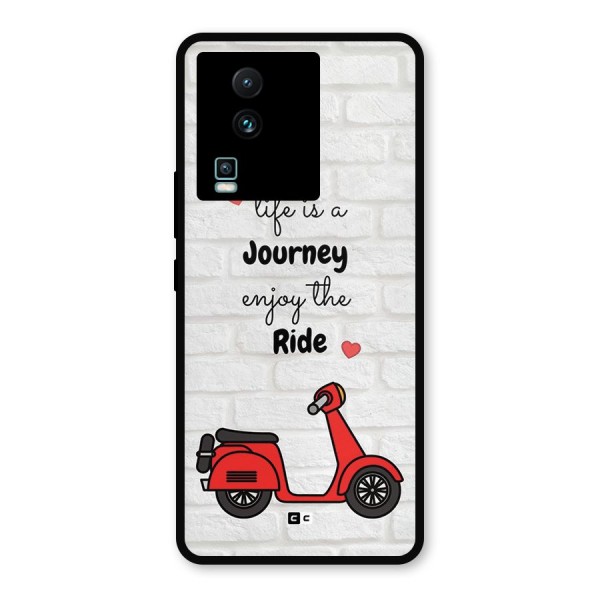 Life Is A Journey Metal Back Case for iQOO Neo 7 Pro