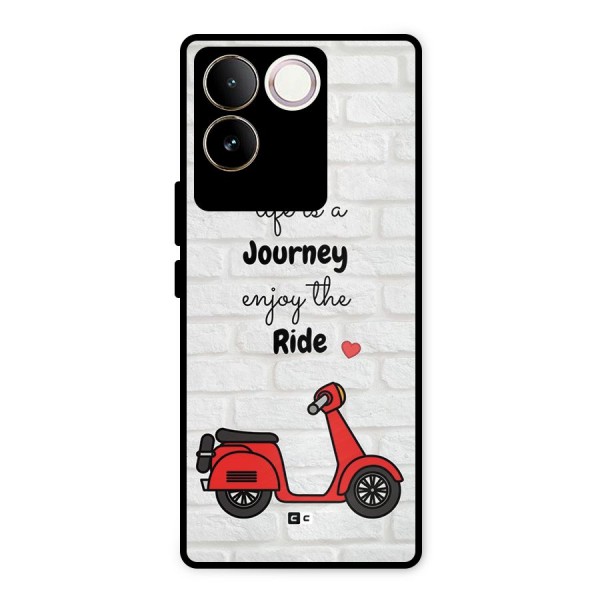 Life Is A Journey Metal Back Case for iQOO Z7 Pro