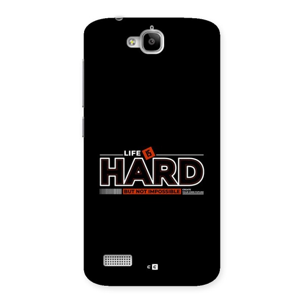 Life Is Hard Back Case for Honor Holly