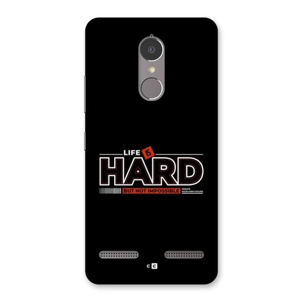 Life Is Hard Back Case for Lenovo K6 Power
