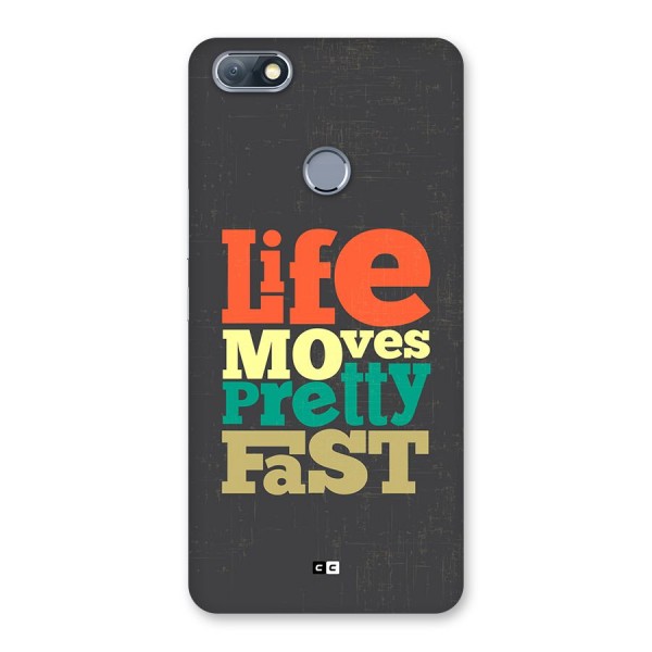 Life Moves Fast Back Case for Infinix Note 5