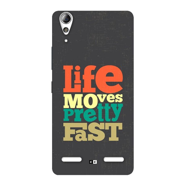 Life Moves Fast Back Case for Lenovo A6000