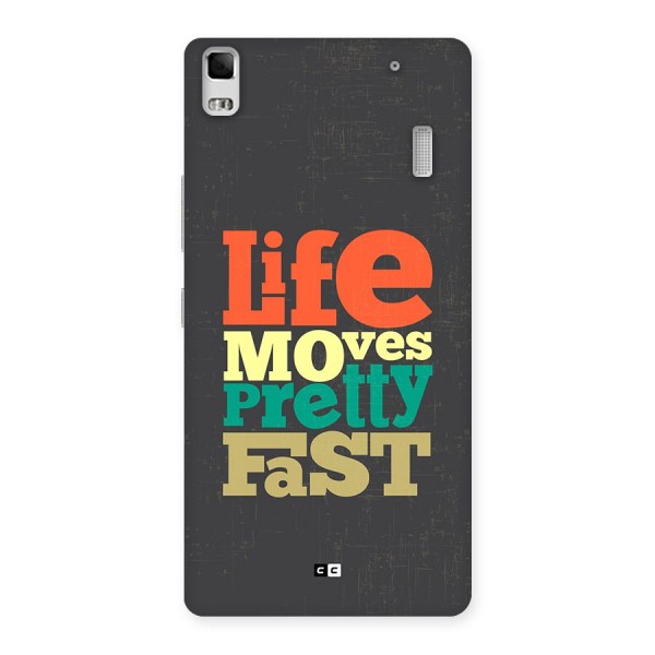 Life Moves Fast Back Case for Lenovo K3 Note