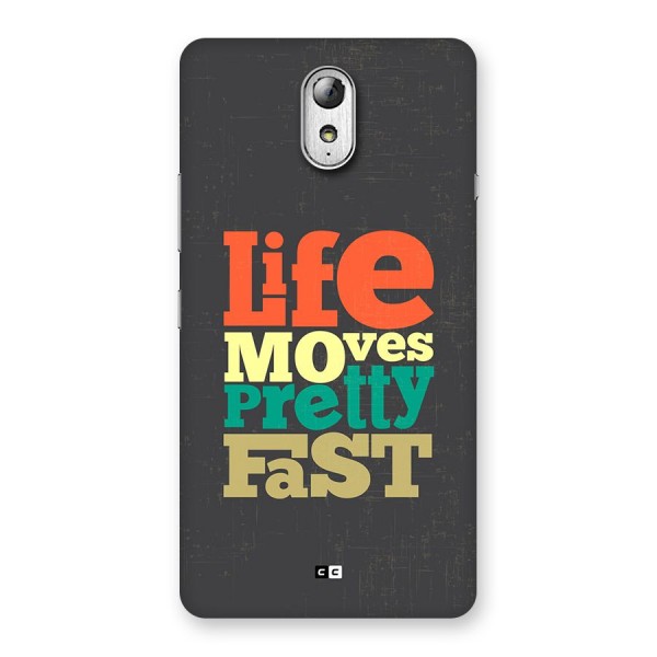 Life Moves Fast Back Case for Lenovo Vibe P1M