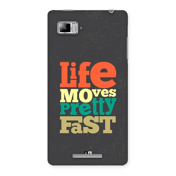 Life Moves Fast Back Case for Lenovo Vibe Z K910