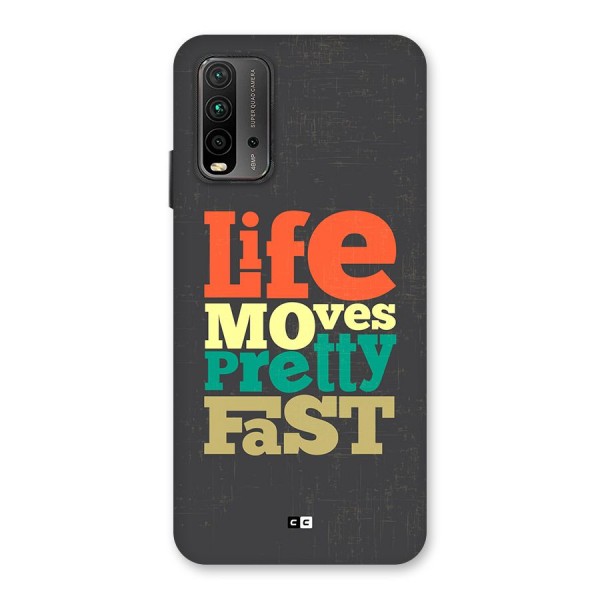 Life Moves Fast Back Case for Redmi 9 Power