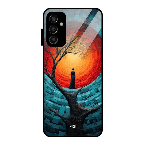 Life Tree Glass Back Case for Galaxy F13
