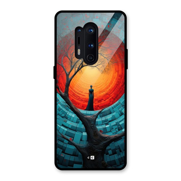 Life Tree Glass Back Case for OnePlus 8 Pro