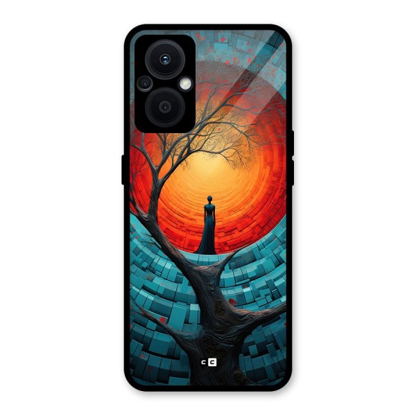Life Tree Glass Back Case for Oppo F21s Pro 5G