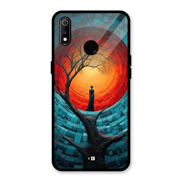Life Tree Glass Back Case for Realme 3