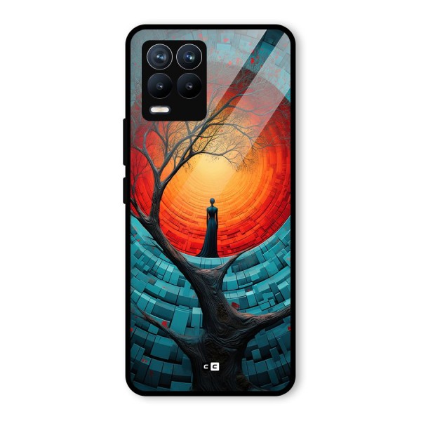 Life Tree Glass Back Case for Realme 8