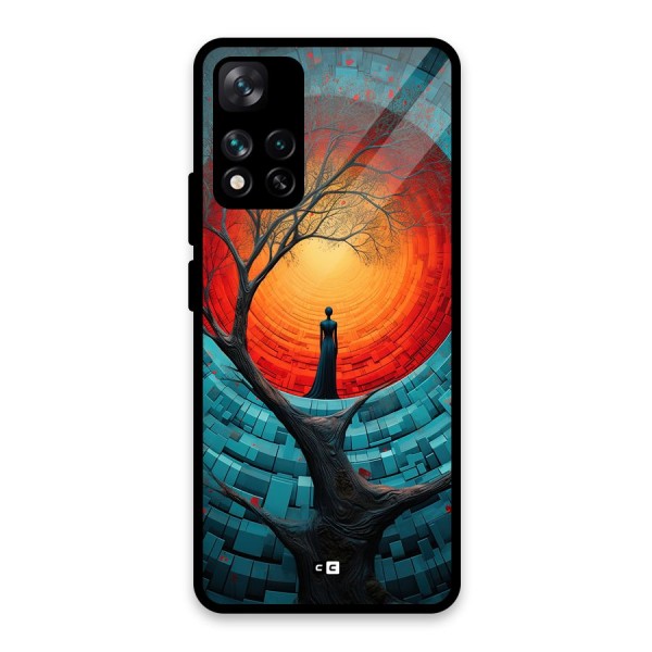 Life Tree Glass Back Case for Xiaomi 11i 5G