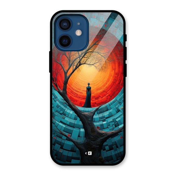 Life Tree Glass Back Case for iPhone 12 Mini