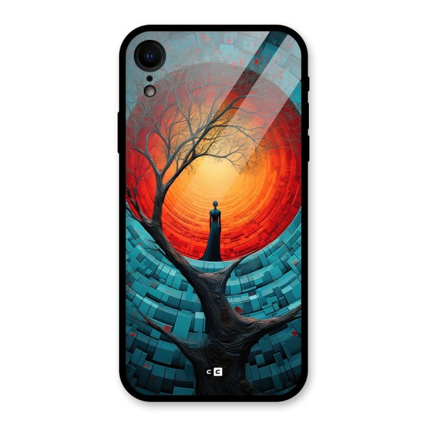 Life Tree Glass Back Case for iPhone XR