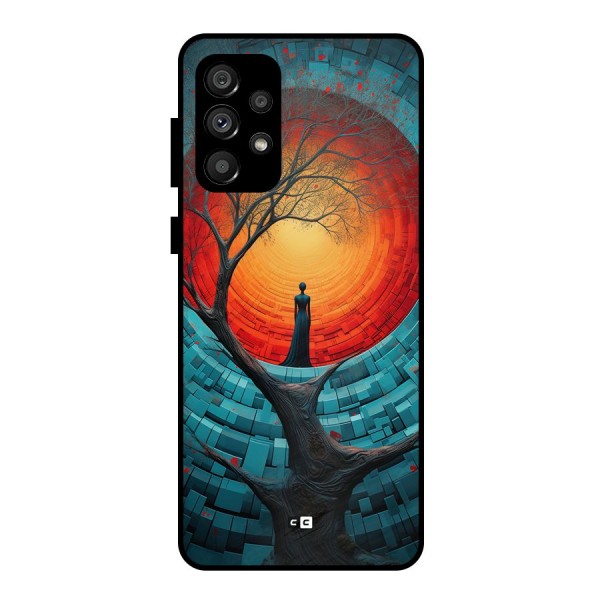 Life Tree Metal Back Case for Galaxy A73 5G