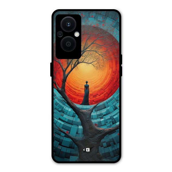 Life Tree Metal Back Case for Oppo F21s Pro 5G